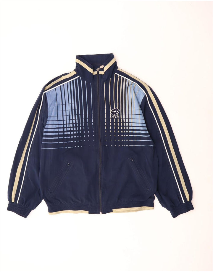 Мужской спортивный костюм Lotto, верхняя куртка UK 38/40, средний темно-синий полиэстер