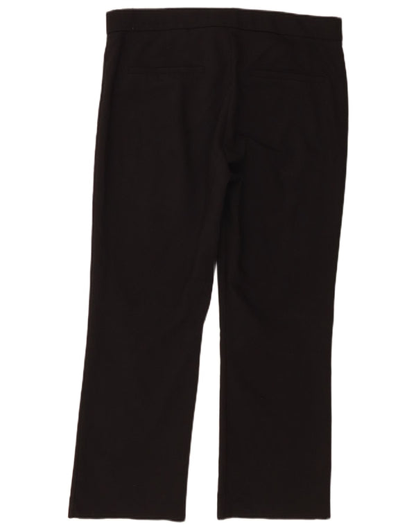 Женские прямые повседневные брюки Zara XL W32 L25, черный хлопок