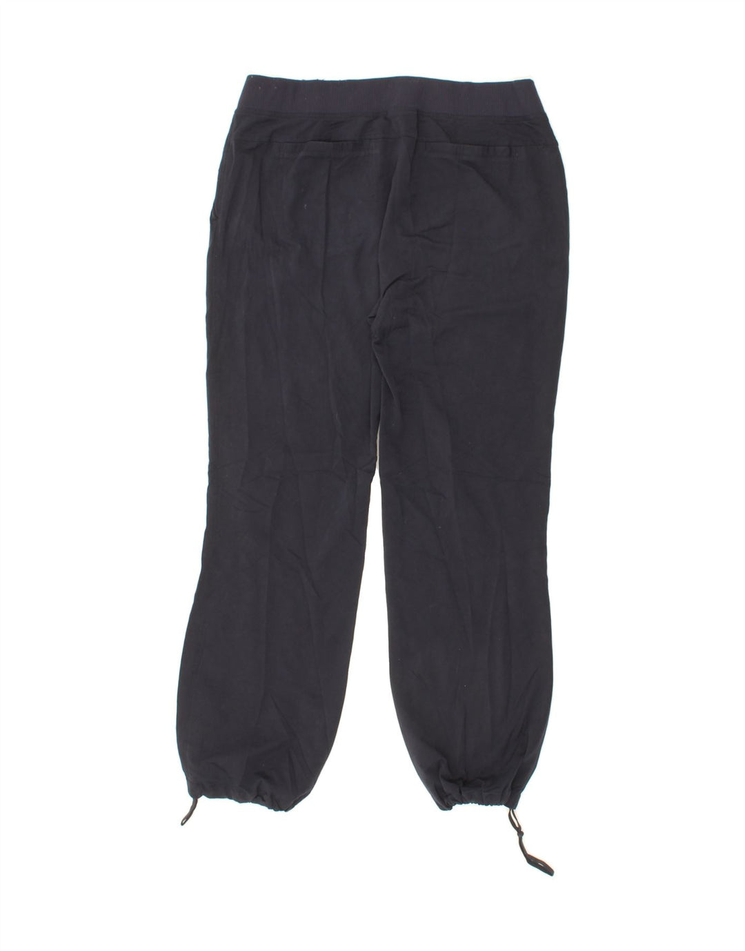 ATHLETA Womens Tracksuit Trousers Joggers UK 14 Large Navy Blue Polyester Vintage Athleta and Second-Hand Athleta from Messina Hembry 