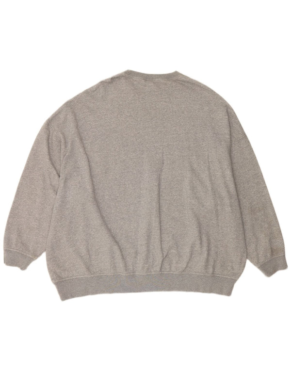 Мужской свитер свободного кроя NIKE 2XL, серый хлопок