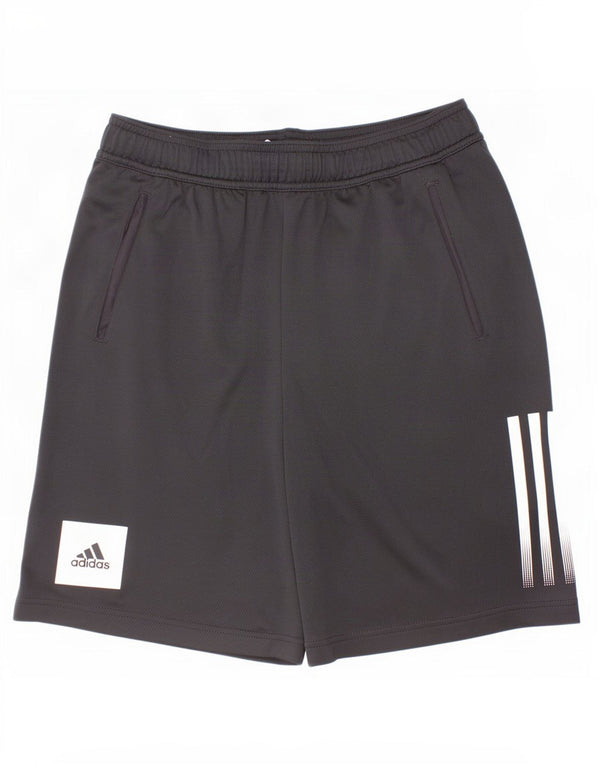 Спортивные шорты Adidas Aeroready для мальчиков 13-14 лет, черный полиэстер