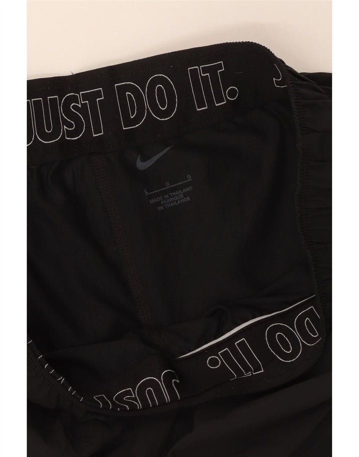 Женские спортивные шорты NIKE UK 14, большие черные