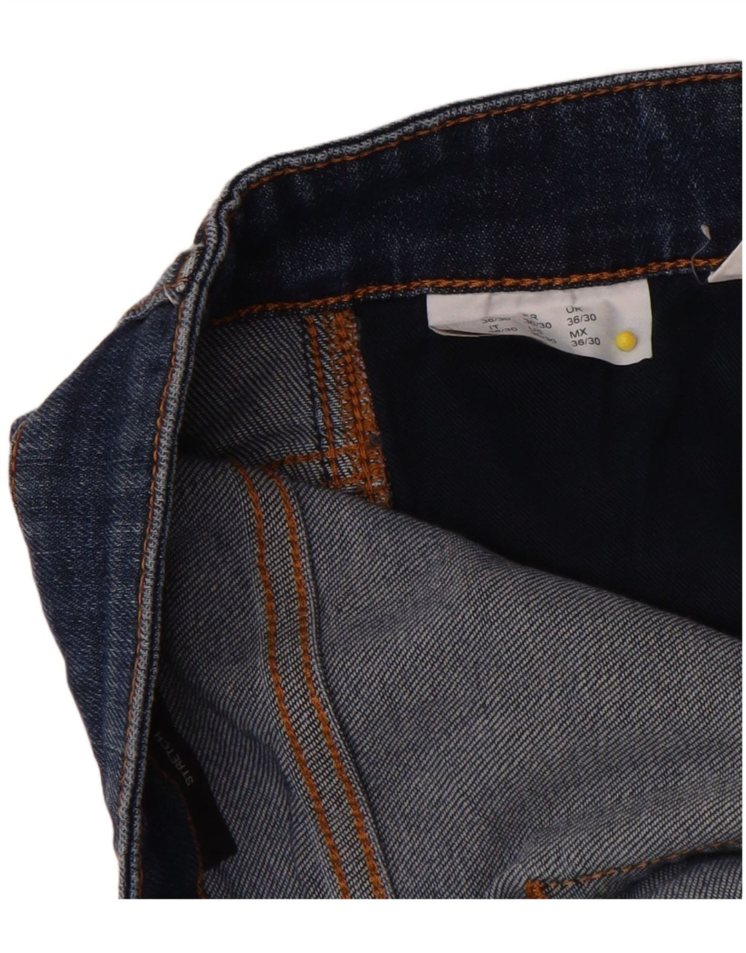 Женские узкие джинсы Hugo Boss W36 L30 Темно-синие
