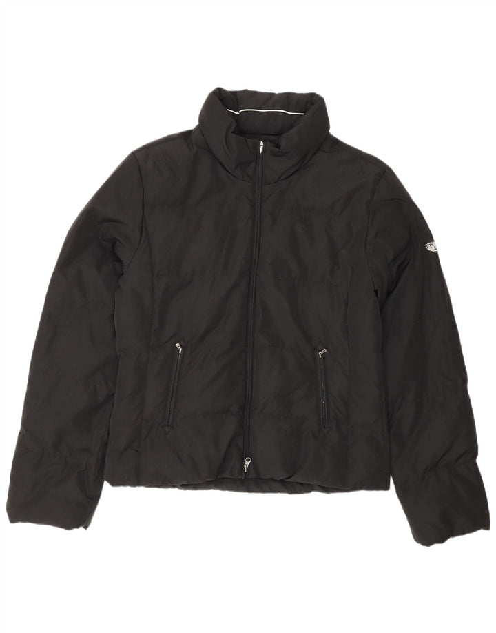 Женская стеганая куртка Champion UK 16, большая черная полиэстер