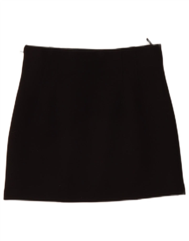 Женская мини-юбка Zara Medium W28, черный полиэстер