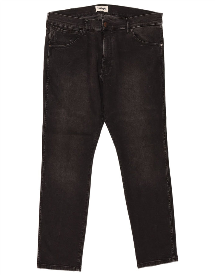 Мужские джинсы WRANGLER Larston Slim W38 L32, черный хлопок