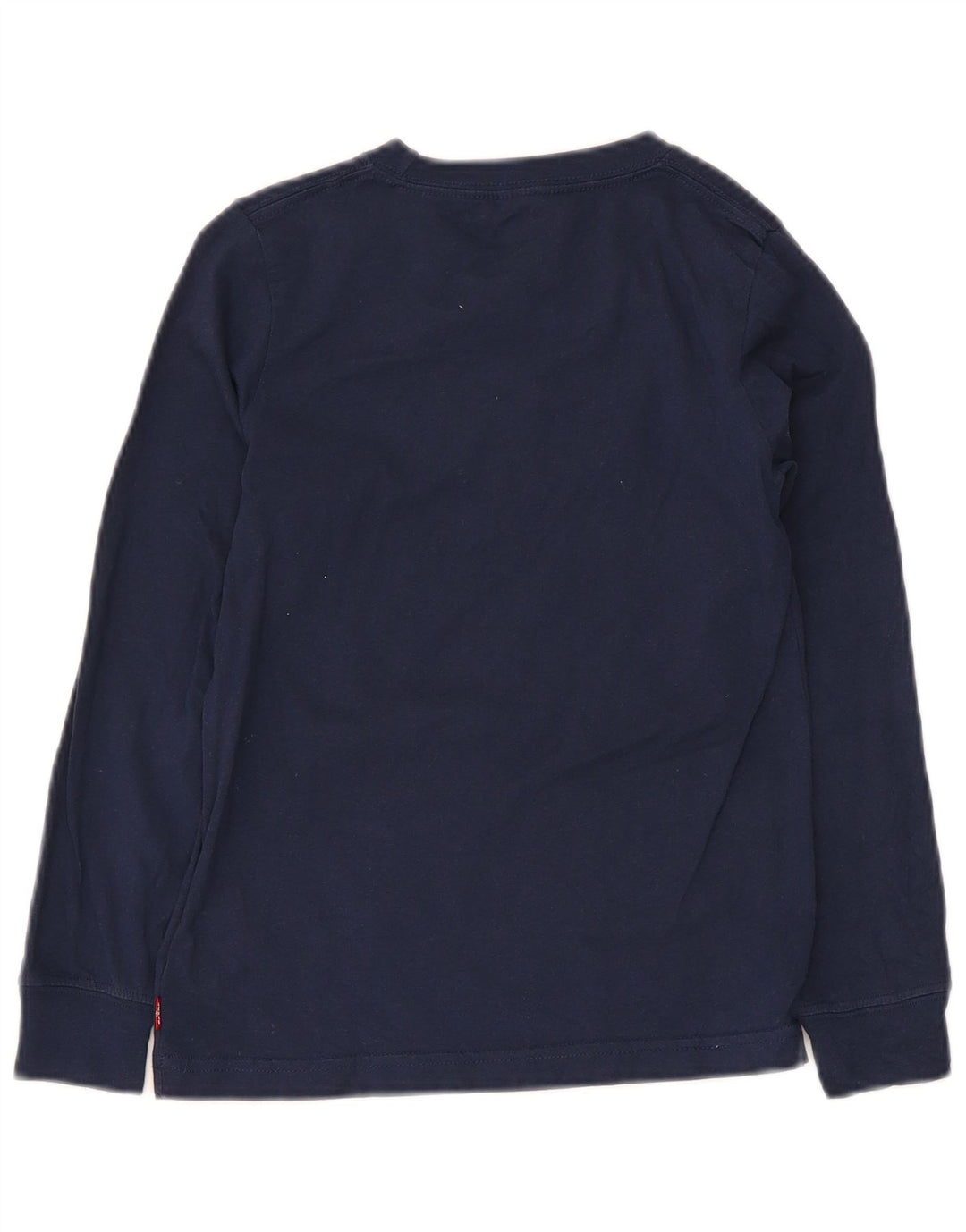 Топ с рисунком Levi's для мальчиков, 7–8 лет, темно-синий, хлопок, длинный рукав