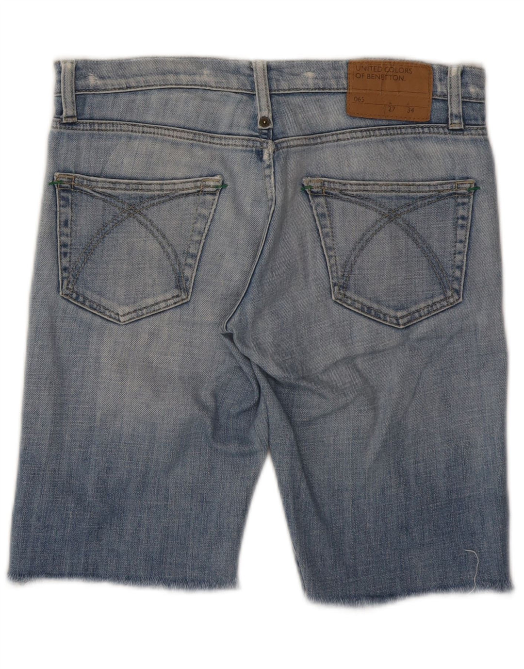 BENETTON Womens Denim Shorts W27 Small Blue Vintage Benetton and Second-Hand Benetton from Messina Hembry 