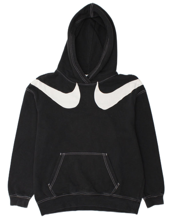 Мужской джемпер свободного кроя с капюшоном NIKE XS, черный, хлопок