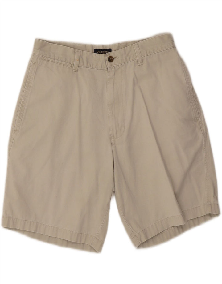 DOCKERS Womens Chino Shorts W31 Medium Grey Cotton Vintage Dockers and Second-Hand Dockers from Messina Hembry 