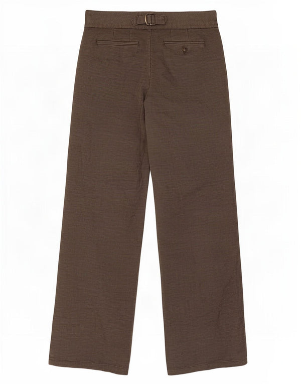 Massimo Dutti Женские повседневные брюки свободного кроя EU 38 Small W28 L31 Коричневые