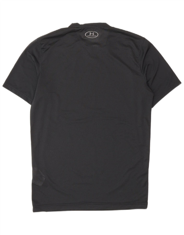 Мужская футболка Under Armour Heat Gear, верх, средний черный, полиэстер