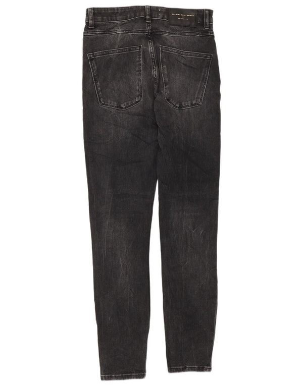 Женские джинсы скинни с высокой талией Zara EU 36 XS W26 L28 Серые