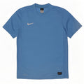Мужская футболка Nike Dri Fit, средний синий полиэстер