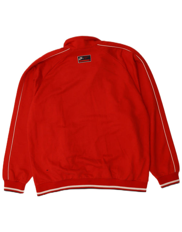 Мужской спортивный костюм NIKE, верхняя куртка UK 42/44, большой красный хлопок