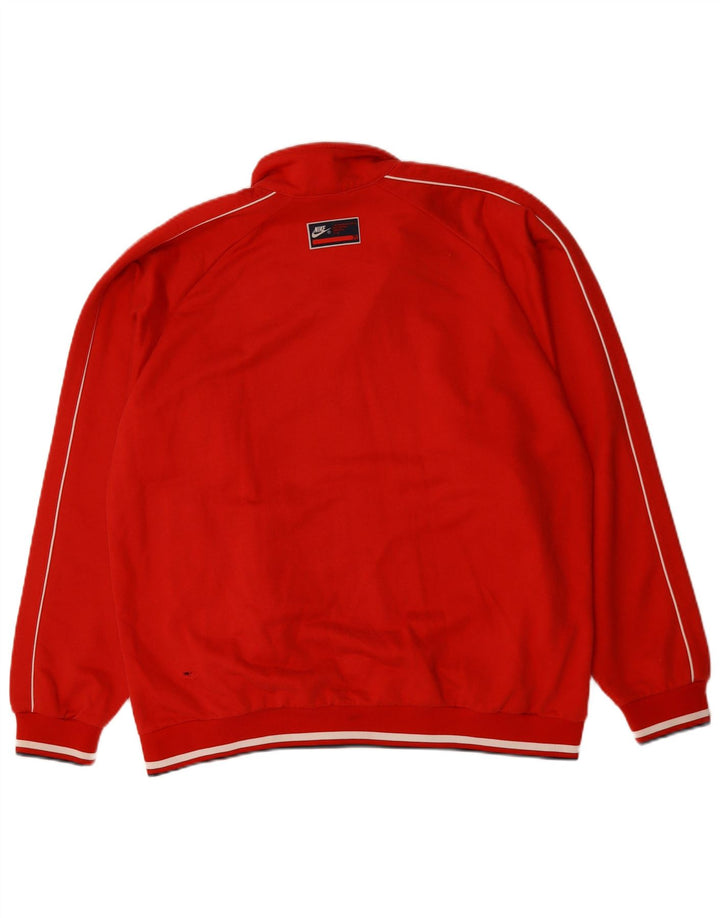 Мужской спортивный костюм NIKE, верхняя куртка UK 42/44, большой красный хлопок