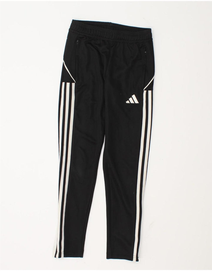 Спортивные брюки Adidas Aeroready для мальчиков 9-10 лет, черный полиэстер