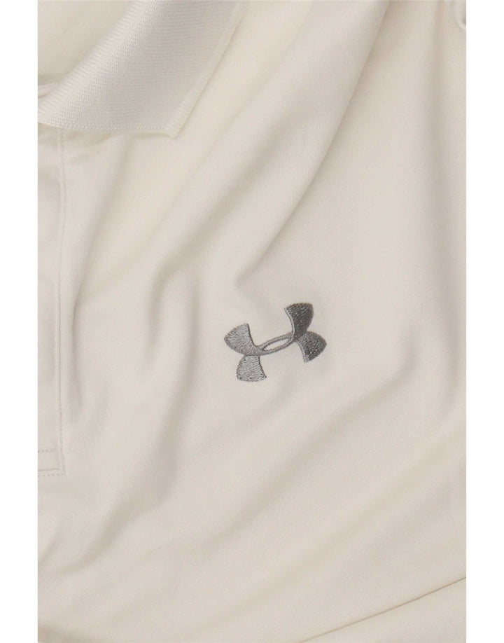 Мужская рубашка поло Under Armour, большая белая