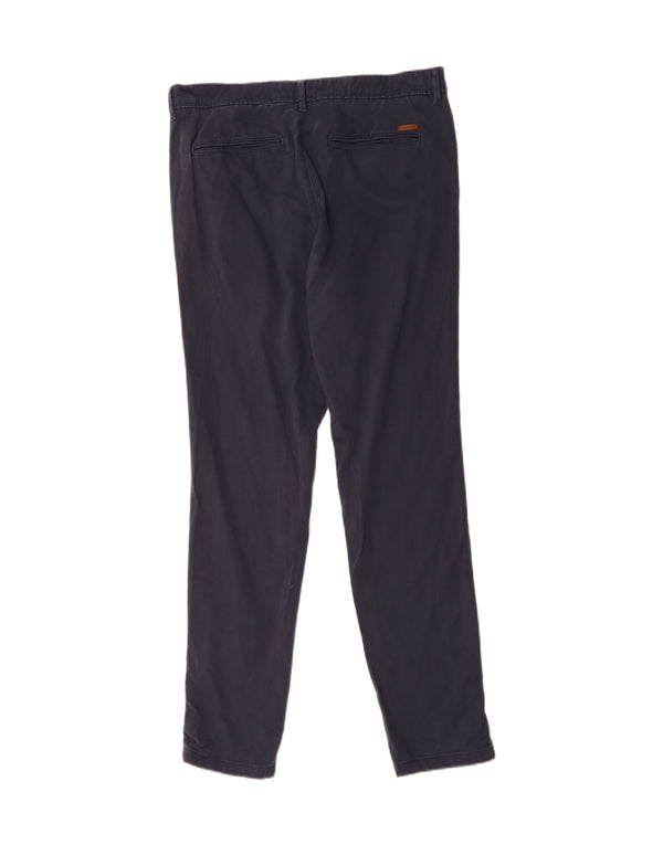 Мужские брюки-чиносы Jack & Jones W32 L32 темно-синие, хлопковые