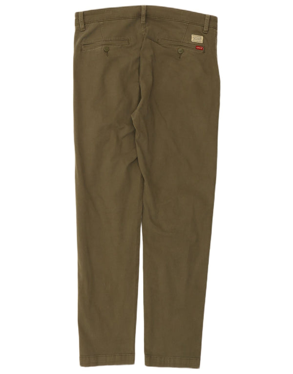 Мужские узкие брюки-чиносы Levi's W32 L32, хлопок цвета хаки