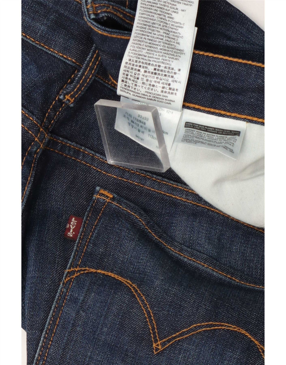 Женские джинсы Bootcut со средней посадкой Levi's W33 L32, темно-синий, хлопок