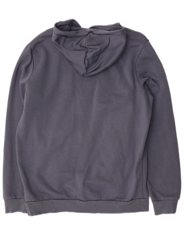 Мужской джемпер с капюшоном Puma, синий, хлопковый