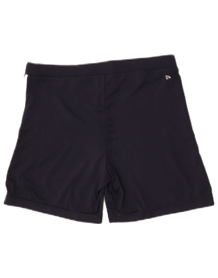 Женские спортивные шорты Adidas Climalite UK 12, средний темно-синий, полиэстер