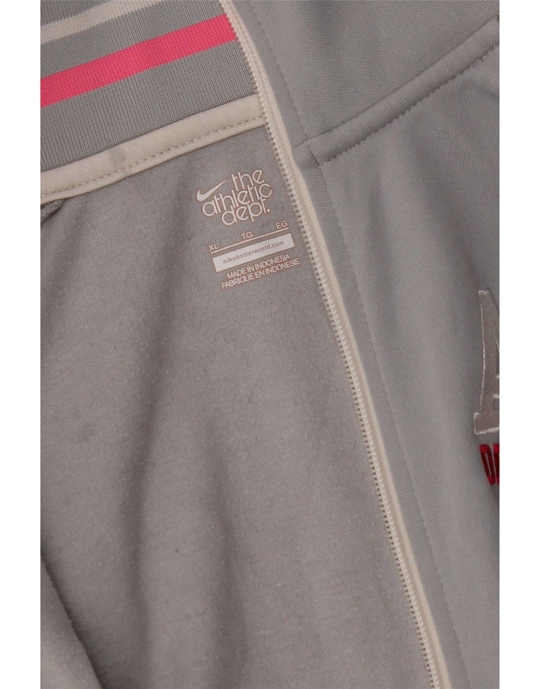 Женская спортивная куртка с графическим рисунком Nike UK 18 XL, серая
