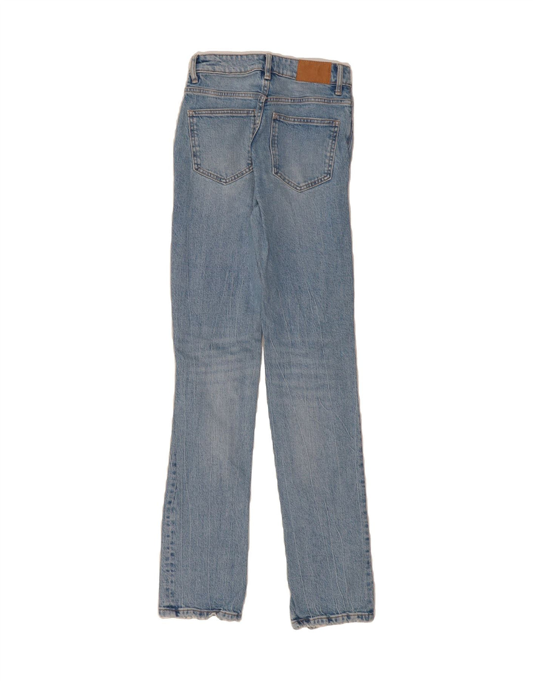 ZARA Womens Straight Jeans EU 32 2XS W22 L32 Blue Vintage Zara and Second-Hand Zara from Messina Hembry 