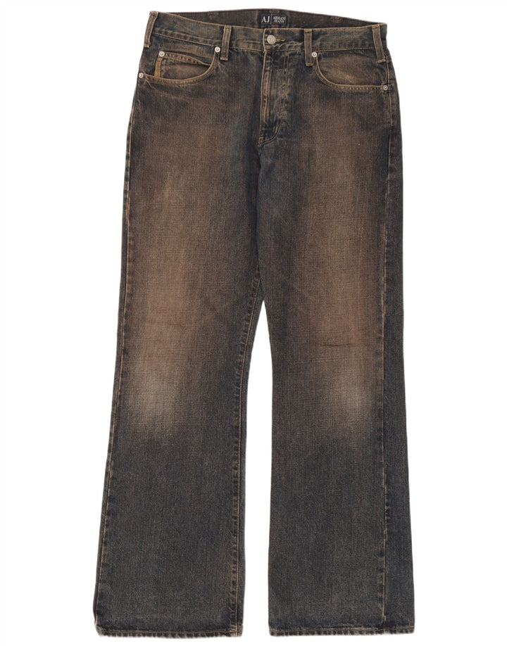 Женские джинсы Armani Bootcut W34 L32 Темно-синие, хлопок