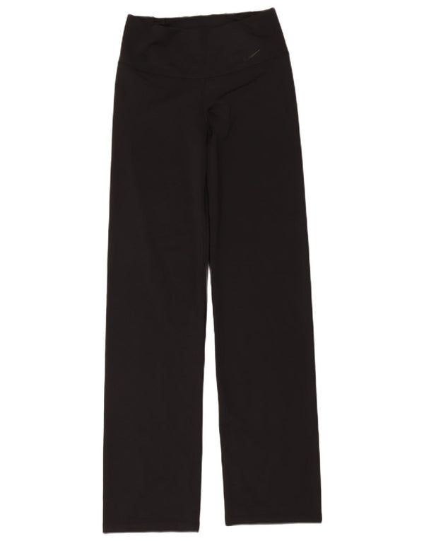 Женские спортивные брюки Nike Dri Fit UK 12, средние, черные