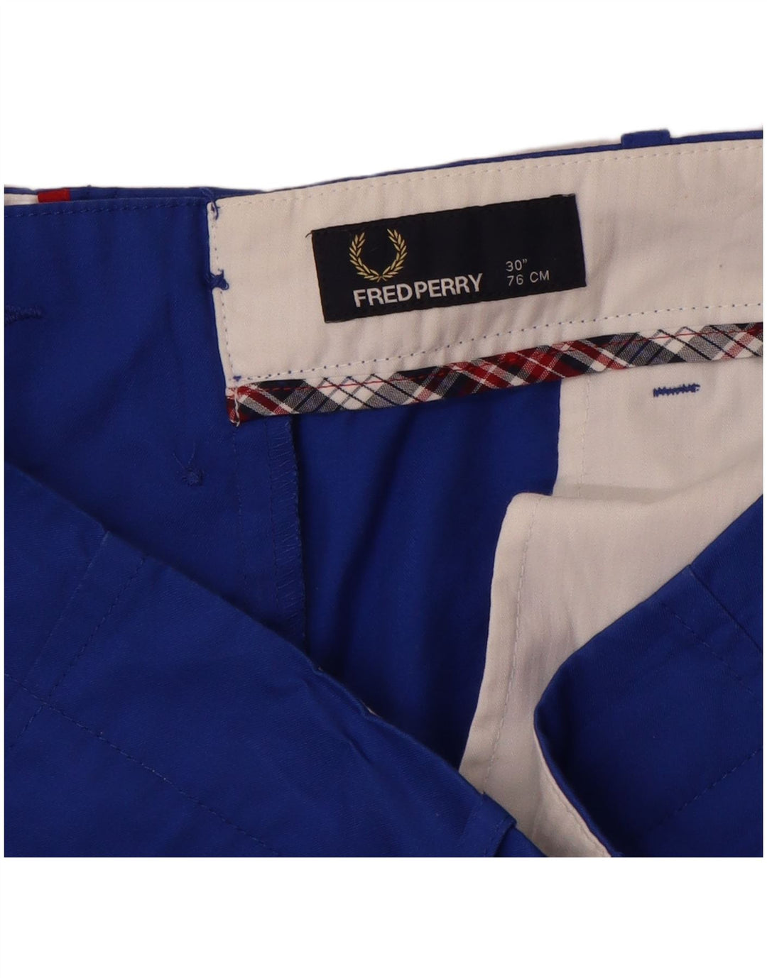 Мужские шорты чинос FRED PERRY W30, средний синий хлопок