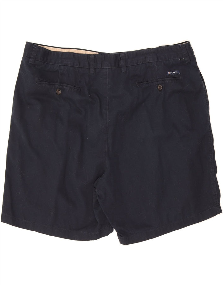 CHAPS Mens Pegged Chino Shorts W42 2XL Navy Blue Cotton Vintage Chaps and Second-Hand Chaps from Messina Hembry 