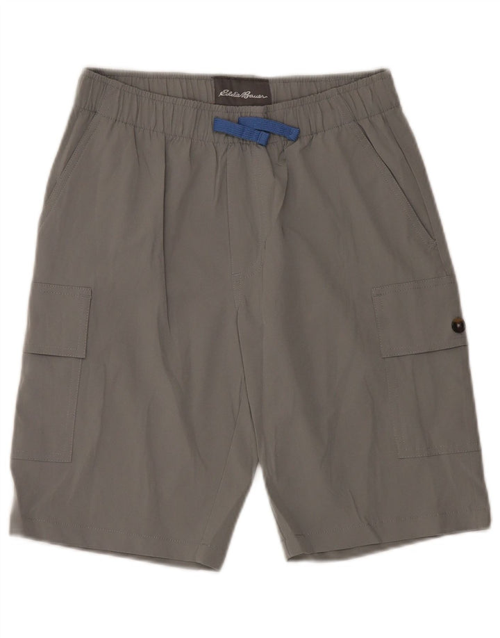 Спортивные шорты Eddie Bauer для мальчиков 13–14 лет, большие серые, полиэстер
