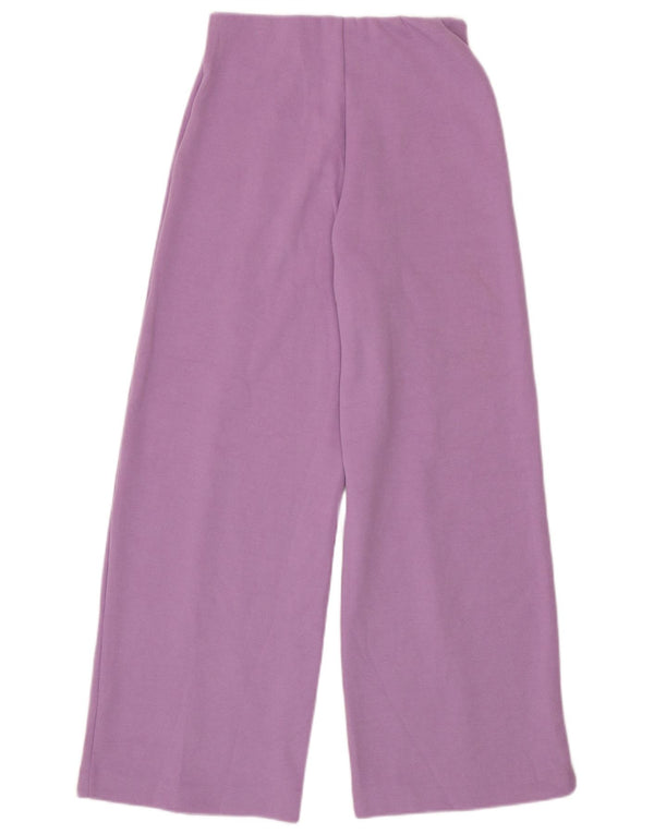 Женские повседневные широкие брюки Marks & Spencer UK 8 Small W26 L30 Фиолетовые
