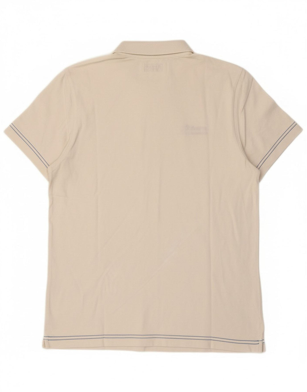 LOTTO Mens Polo Shirt XL Off White Cotton Vintage Lotto and Second-Hand Lotto from Messina Hembry 
