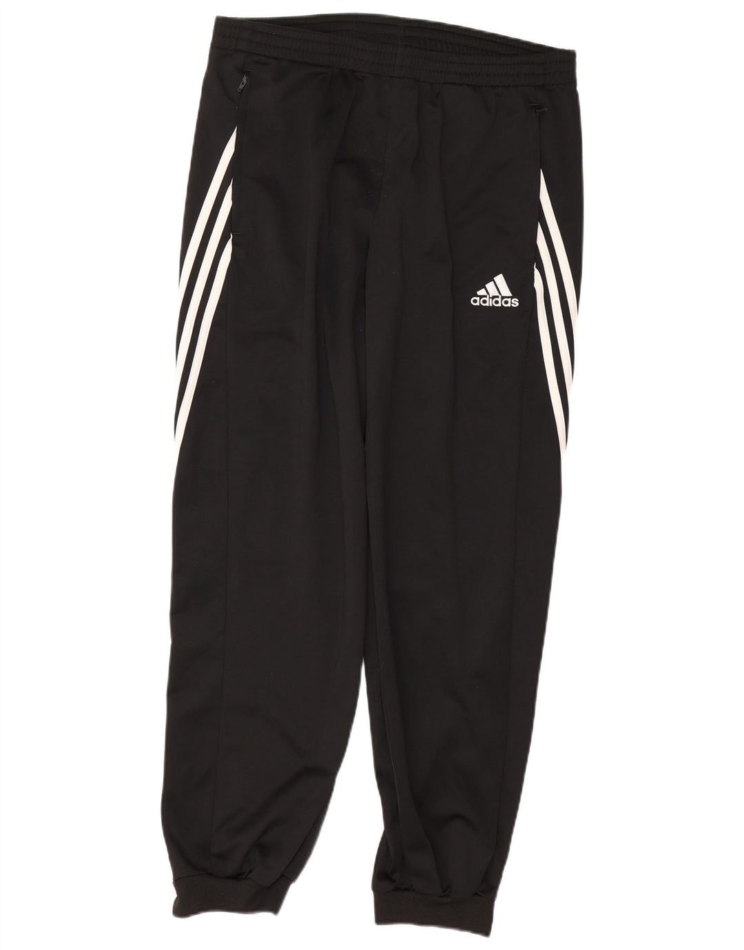 Adidas Мужские спортивные брюки Джоггеры Большой черный полиэстер