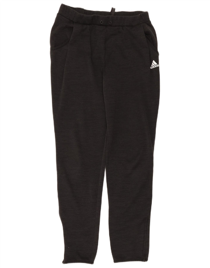 Женские спортивные брюки Adidas Joggers UK 14, средний черный полиэстер