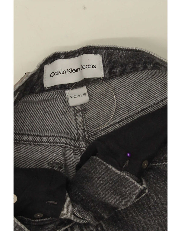 Женские широкие джинсы Calvin Klein W26 L28 Серые