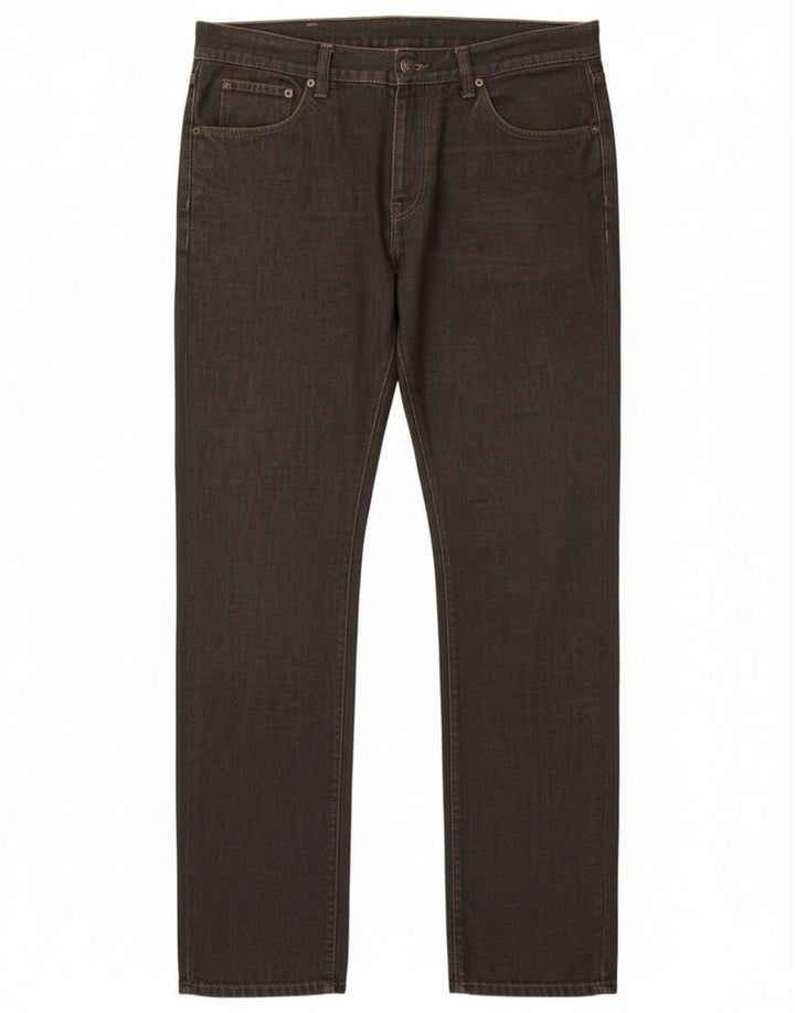 Мужские прямые джинсы Levi's 504 W36 L34 Серые