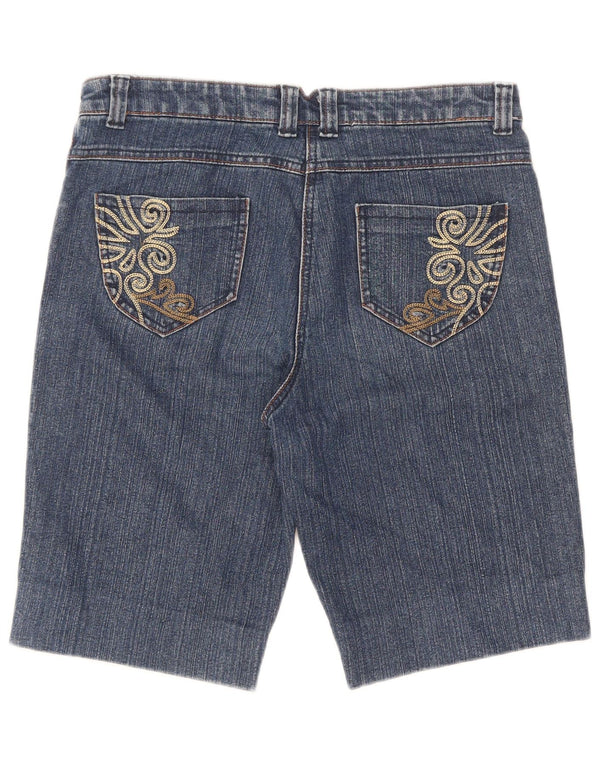 Женские джинсовые шорты M&Co UK 12 Medium W32 Синие, хлопок