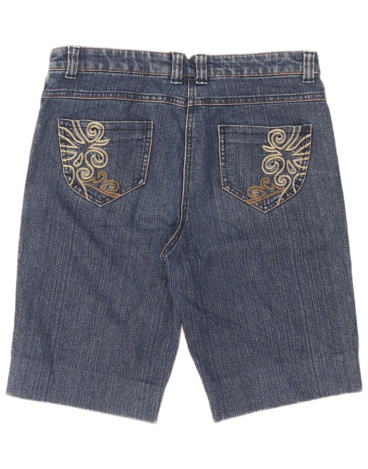 Женские джинсовые шорты M&Co UK 12 Medium W32 Синие, хлопок