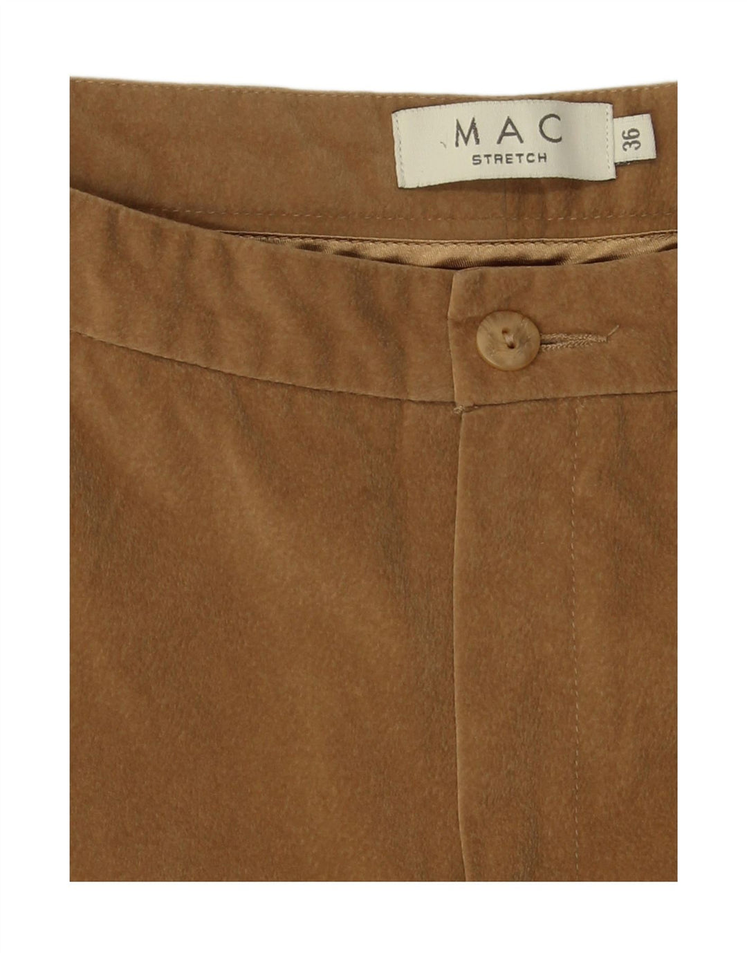 MAC Womens Bootcut Casual Trousers EU 36 Small W28 L30 Brown Cotton Vintage Mac and Second-Hand Mac from Messina Hembry 