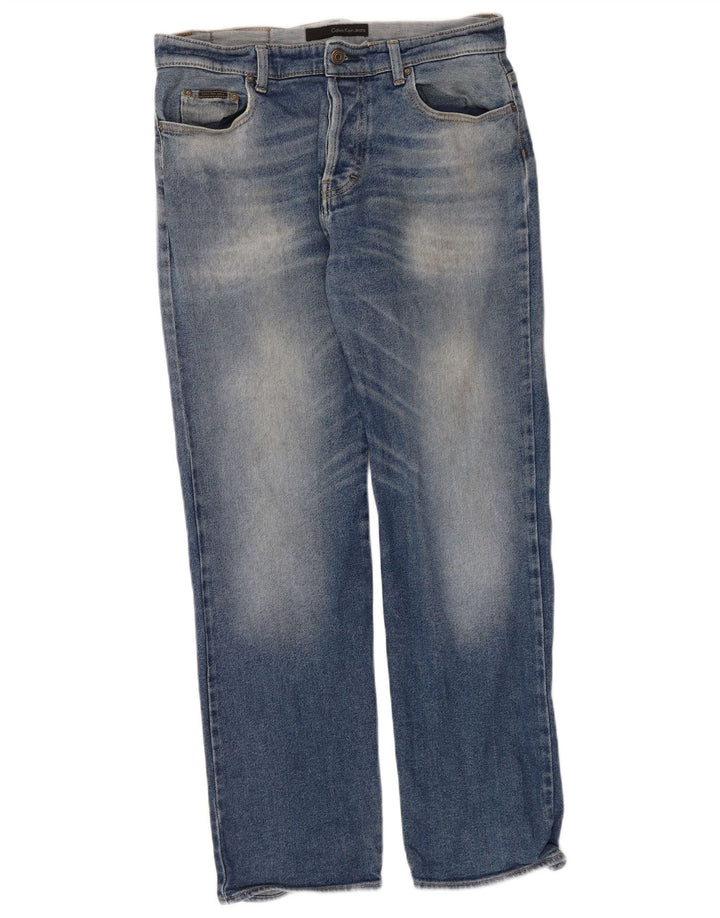 Мужские прямые джинсы Calvin Klein W34 L31 синие