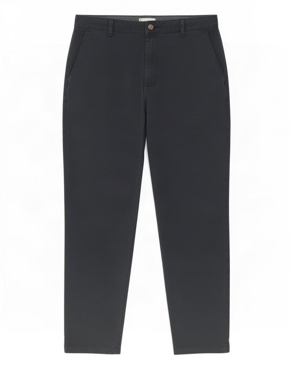 Женские прямые брюки чинос Zara UK 18 XL W38 L29, черный хлопок