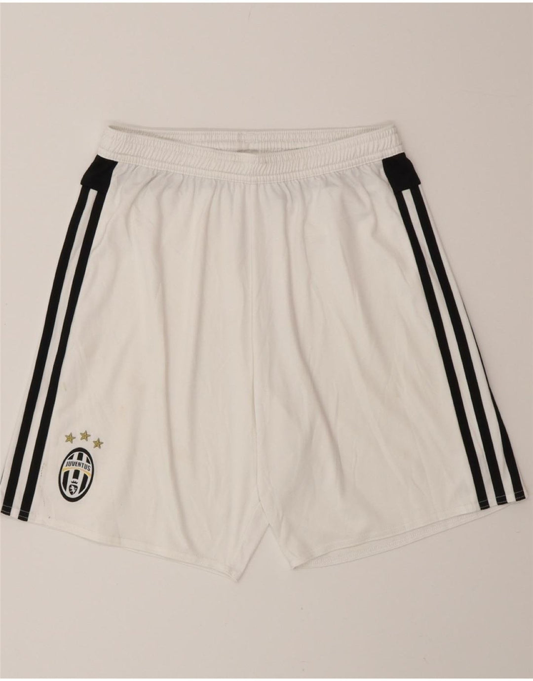 Мужские спортивные шорты ADIDAS Juventus, маленькие белые, полиэстер с цветными блоками