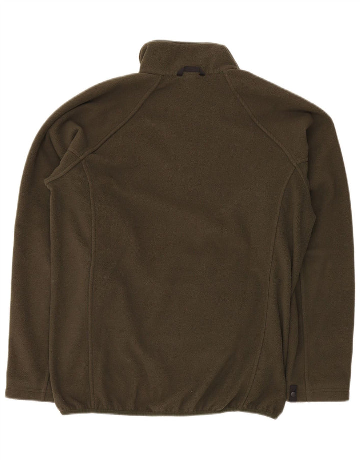 Мужская флисовая куртка THE NORTH FACE UK 36, маленький цвет хаки, полиэстер