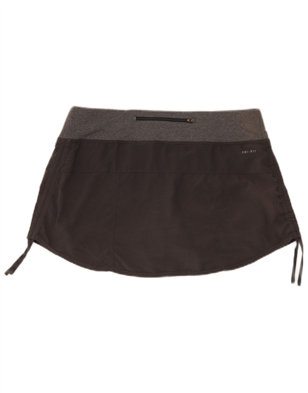 Женские спортивные шорты Nike Sport Skort UK 14, большие серые, полиэстер с цветными блоками