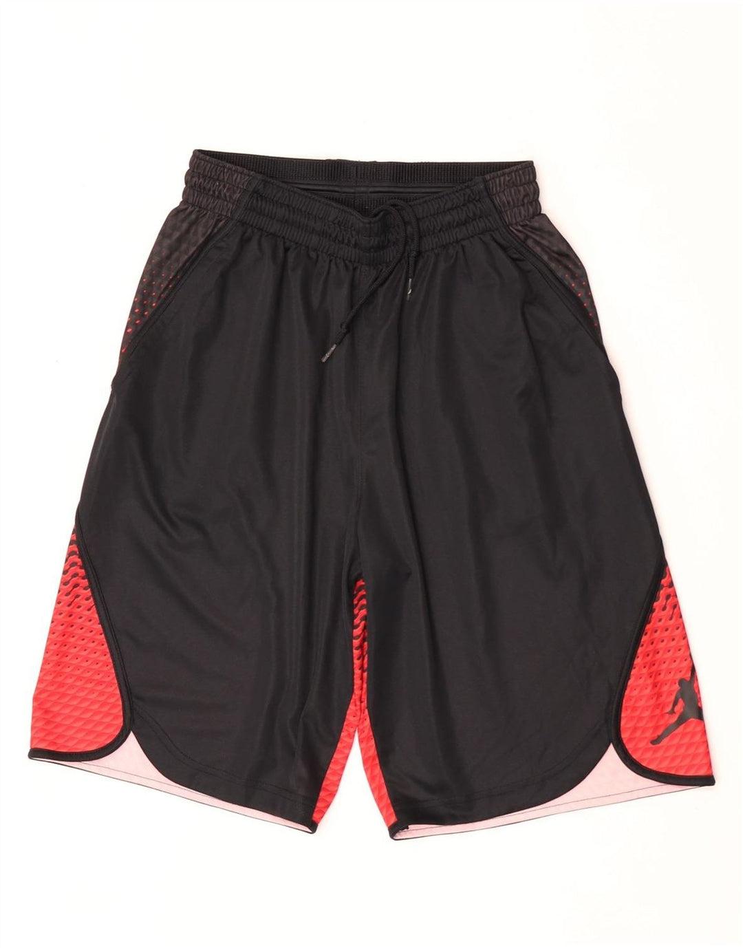Мужские спортивные шорты Jordan Dri Fit, средний черный, полиэстер с цветными блоками