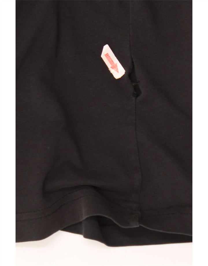 Мужская футболка с графическим рисунком Nike Dri Fit, маленький черный цвет